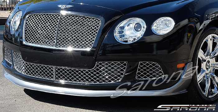 Custom Bentley GTC  Convertible Front Add-on Lip (2011 - 2017) - Call for price (Part #BT-018-FA)